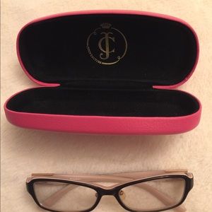 Juicy couture glasses frame with case.